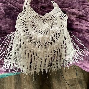 Cover shirt for tank top swimsuit